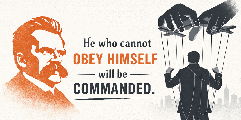 Discipline isn’t optional: Nietzsche’s line that hits hard today