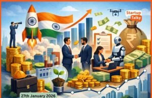 Daily Indian Startup Funding Roundup & Key News – 27th January 2026: Entellus Industries Raises INR 50 Cr, SpotDraft Bags $8M, Navam Capital Closes INR 315 Cr Fund & More