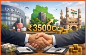 L’Oréal Signs INR 3,500 Cr Investment Deal with Telangana Government at Davos