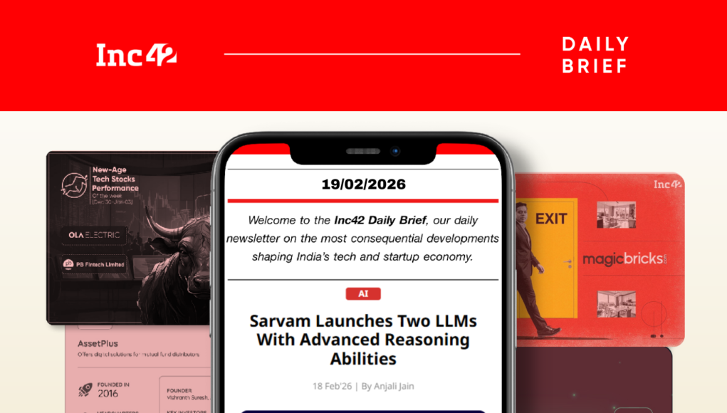 Sarvam’s Big Showcase, MagicBricks CEO Quits & More