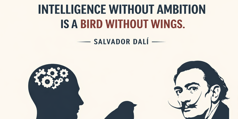 Smart but Stuck? Dalí’s Quote Explains Why You’re Not Taking Off