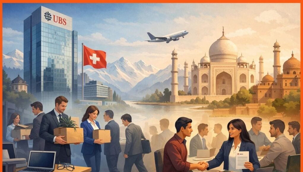 UBS Plans 3,000 New Hires in India Amid Job Cuts in Switzerland