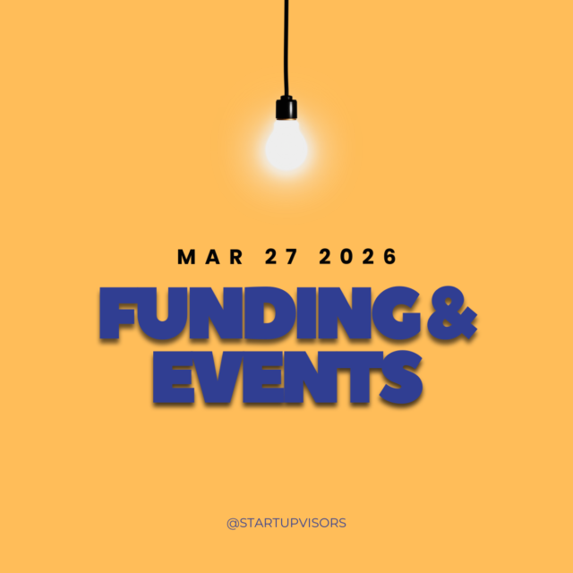 Startup Funding and Events March 2026