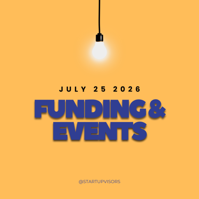 Upcoming Startup & Funding Events for 2026 – July-Aug Upcoming Startup & Funding Events for 2026 – July-Aug